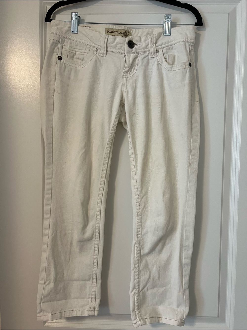 Paris Blues White capris